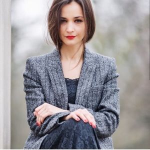 Zara herringbone blazer